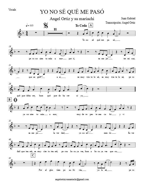 La imagen puede contener una previsualizacion de una partitura